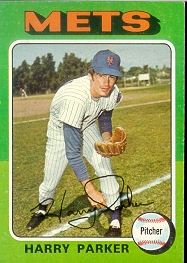 1975 Topps Baseball Cards      214     Harry Parker